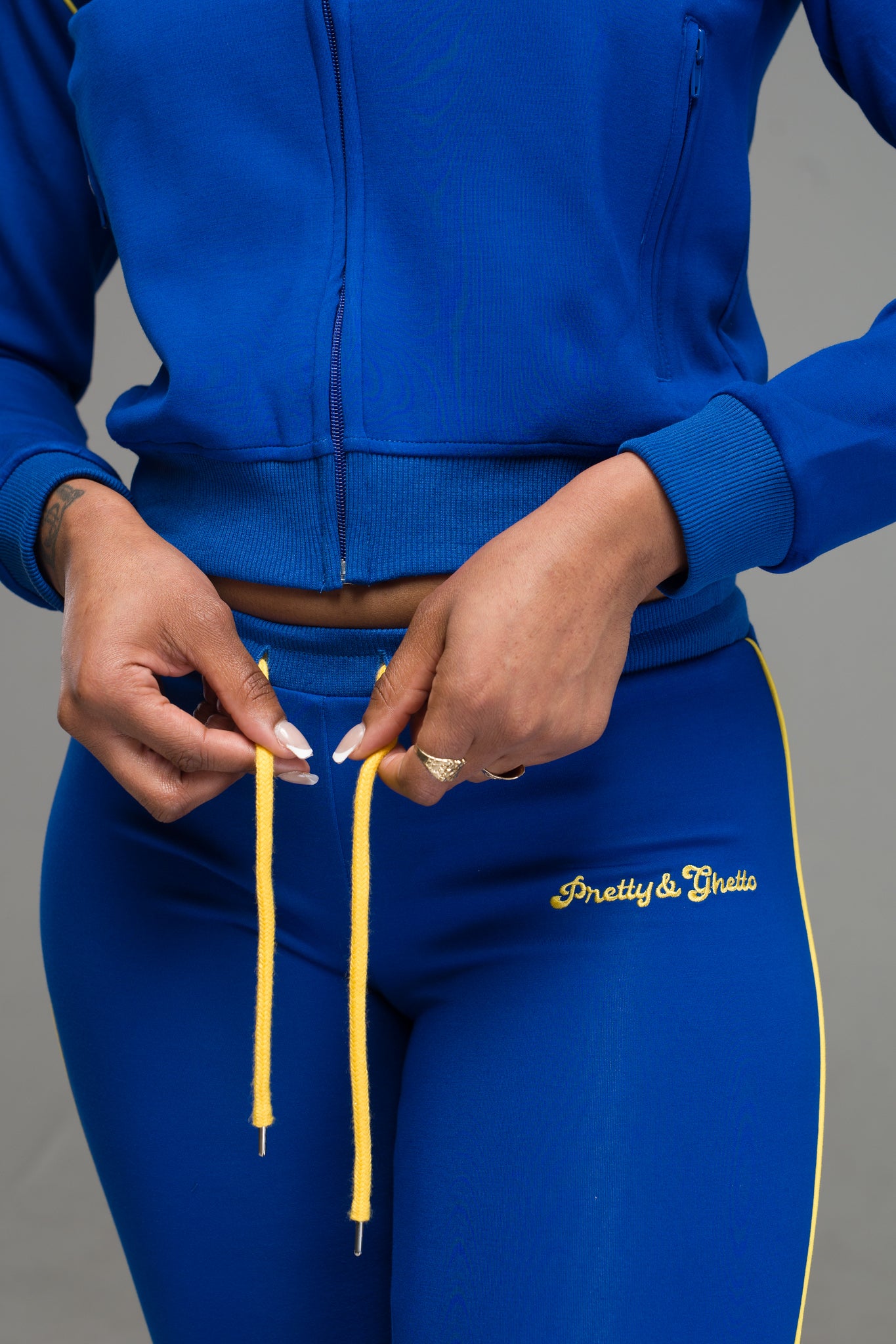 P&G TRACKSUIT ROYAL/YELLOW