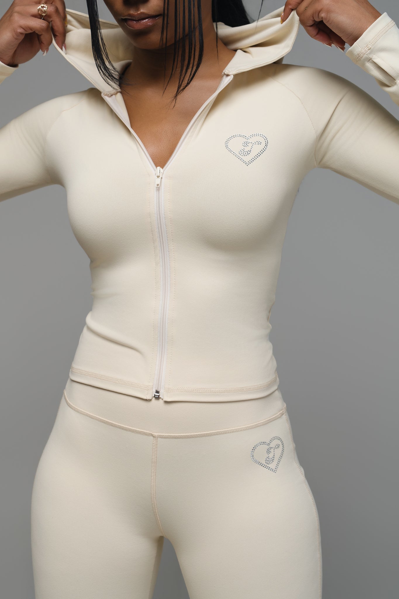 I'M BEIGE-ING YOU RHINESTONE SET