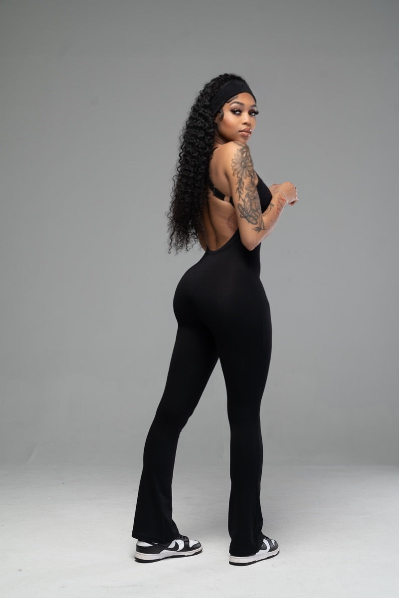 FLARE JUMPER SET (BLACK)